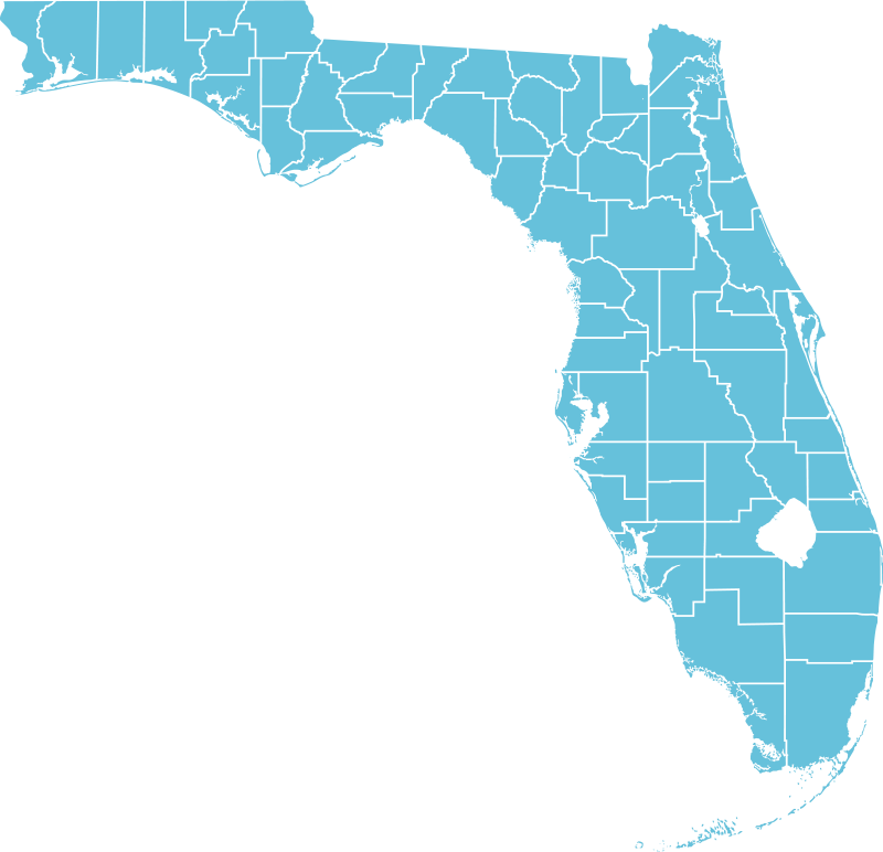 County Farm Bureau map